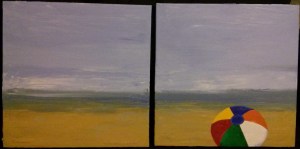 Ballon sur la plage - Michel Thériault