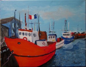 Bateaux en Acadie - Michel Thériault