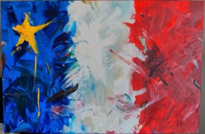 Drapeau acadien 2 - Michel Thériault