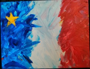 Drapeau acadien 3 - Michel Thériault