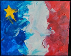 Drapeau acadien 4 - Michel Thériault