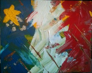 Drapeau acadien Poussières d'étoile - Michel Thériault