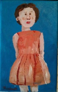 Jeune femme en robe - Michel Thériault