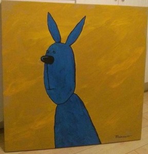 Lapin bleu