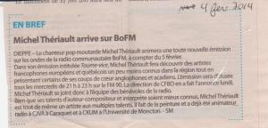 Michel Thériault à Bofm