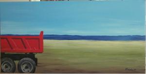 Vue sur la mer - Michel Thériault - acrylique, 2012