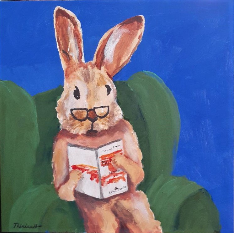 LAPIN LISANT - Michel Thériault