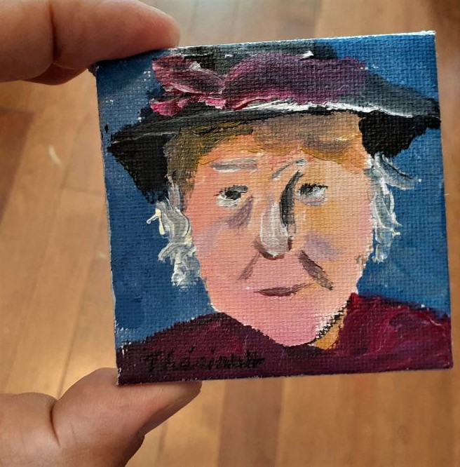 Dame à chapeau - MT