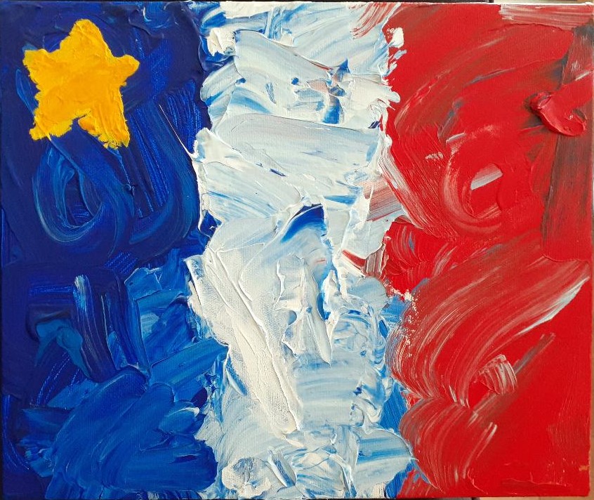 EXITANTE ACADIE! -Michel Thériault -10x12 po.