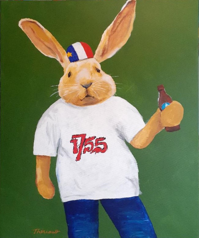 Lapin big fan de 1755 - Michel Thériault