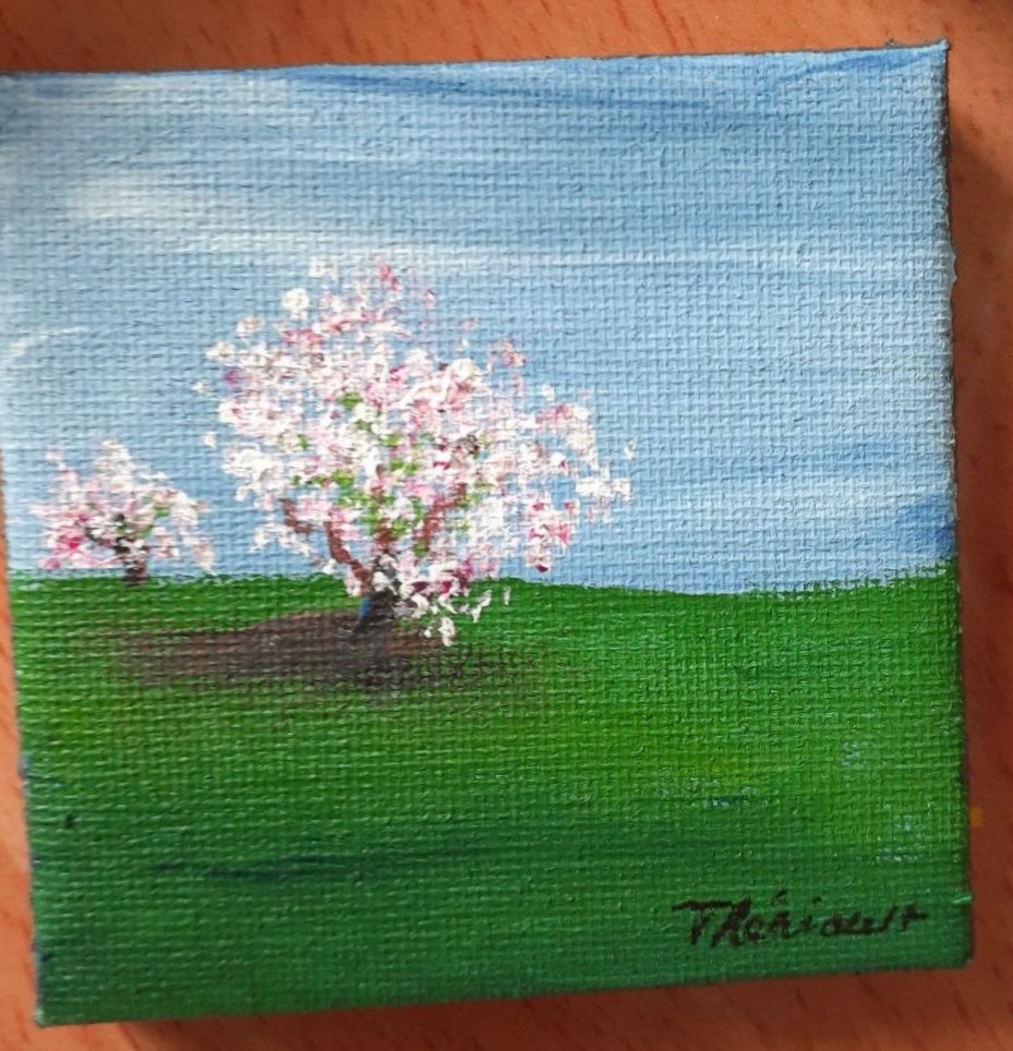 Pommiers en fleurs -MThériault