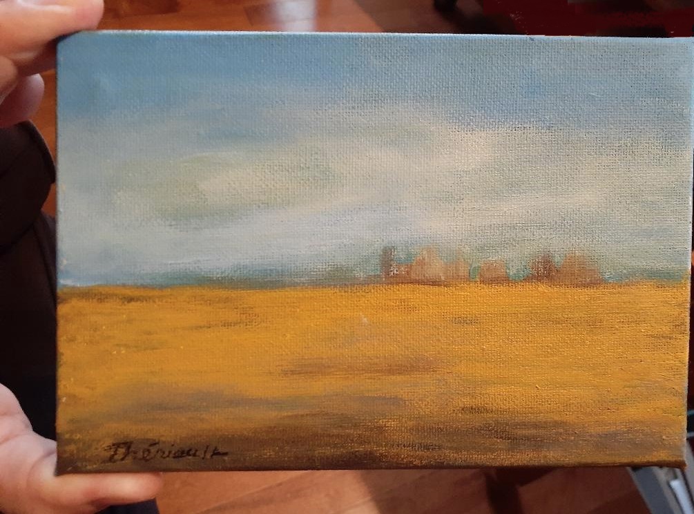 Ville au loin - Michel Thériault