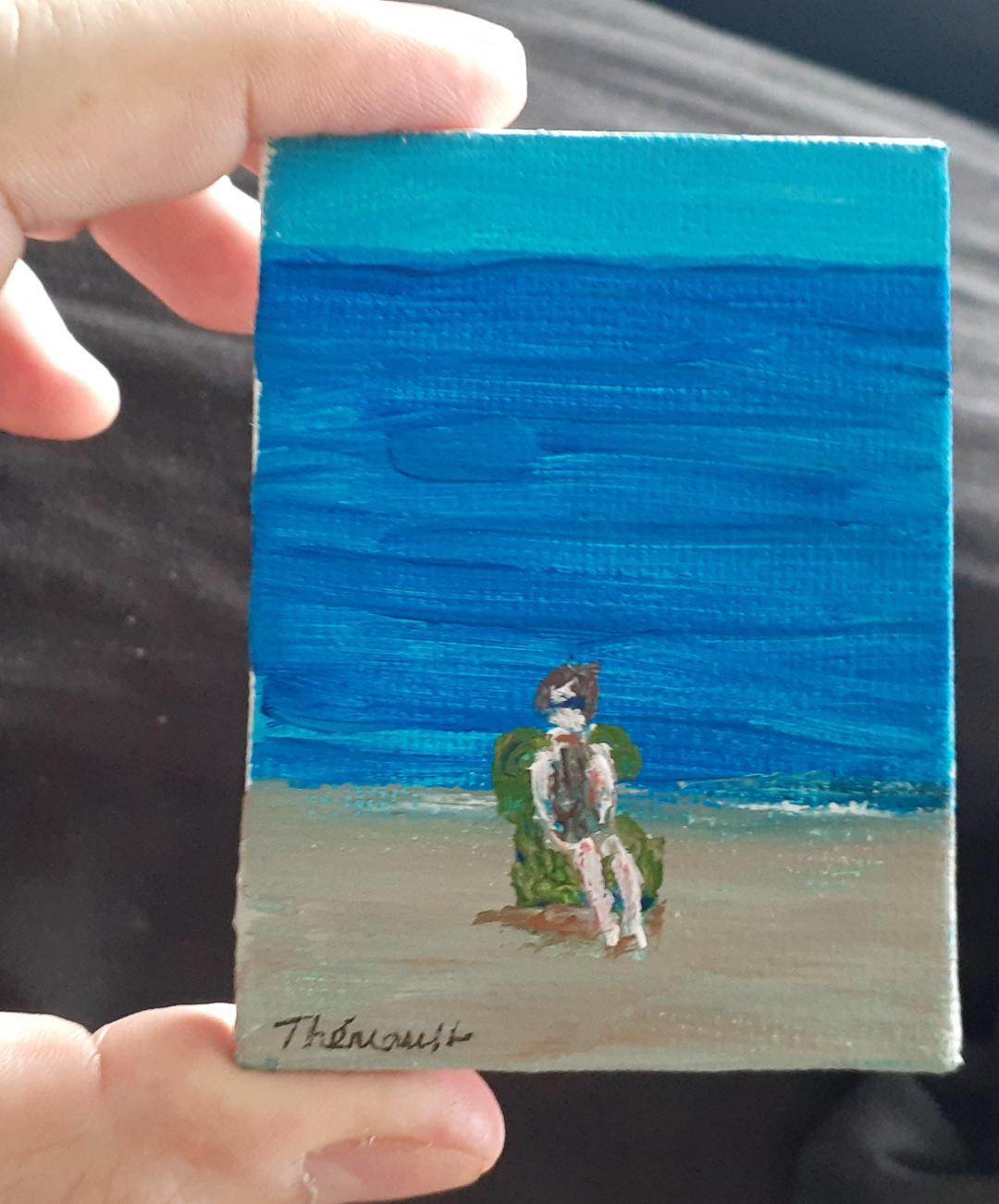 miniature Femme sur la plage