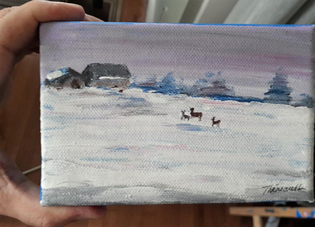 Chevreuils au village -MT