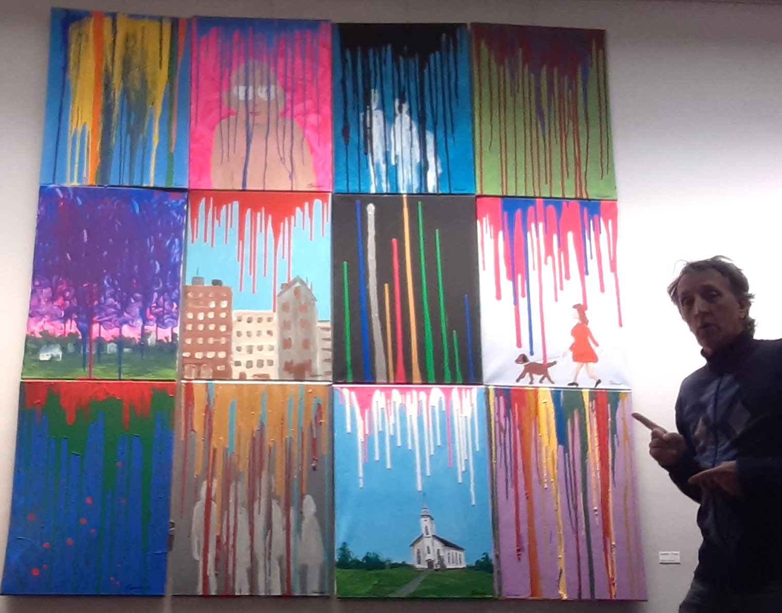 Coulées - Drips -M.Thériault